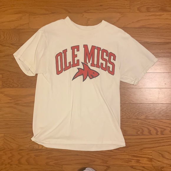 Champion Other - White Champion Ole Miss Graphic T-Shirt (Medium)